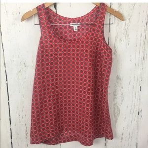 🔥Sold Old Navy Patterned Pink Sleeveless Top